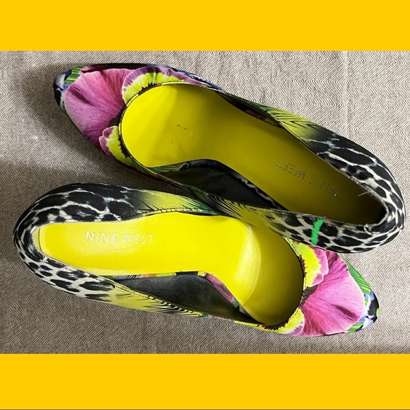 Nine West high heels platform shoes size 8.5 - Picture 9 of 9